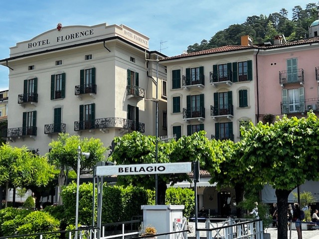 Bellagio-Ferry-Dock-Lake-Como-Italy Arriving at Bellagio's ferry dock